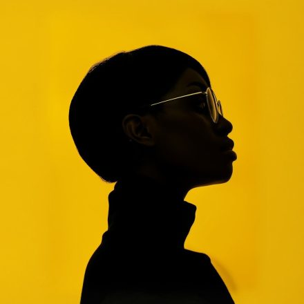 Contemplative Silhouette in Yellow Contemplative Silhouette in Yellow